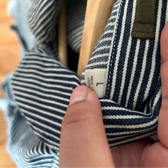 Todd Snyder railroad stripe chore coat ( last pic for fit) - Picture 2 of 3